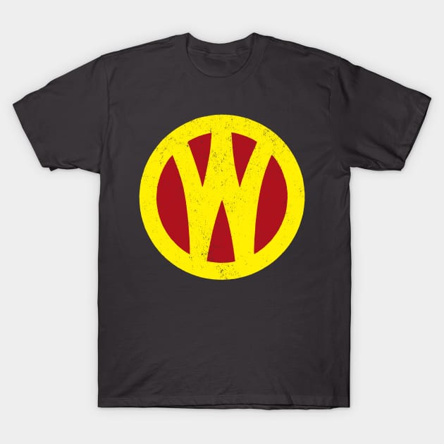 O&W Railroad NYO&W Railway Yellow & Red Logo Distressed T-Shirt by MatchbookGraphics